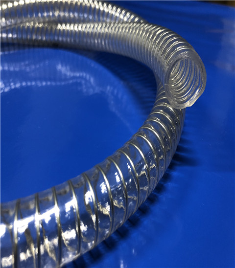 多多28食品级透明钢丝PVC软管