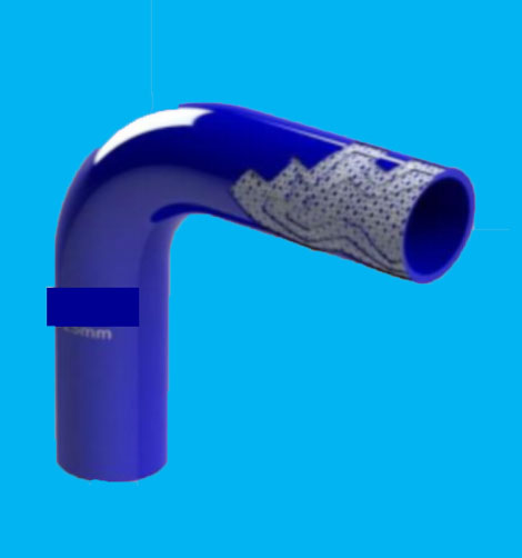 90度硅胶弯管软管EB90